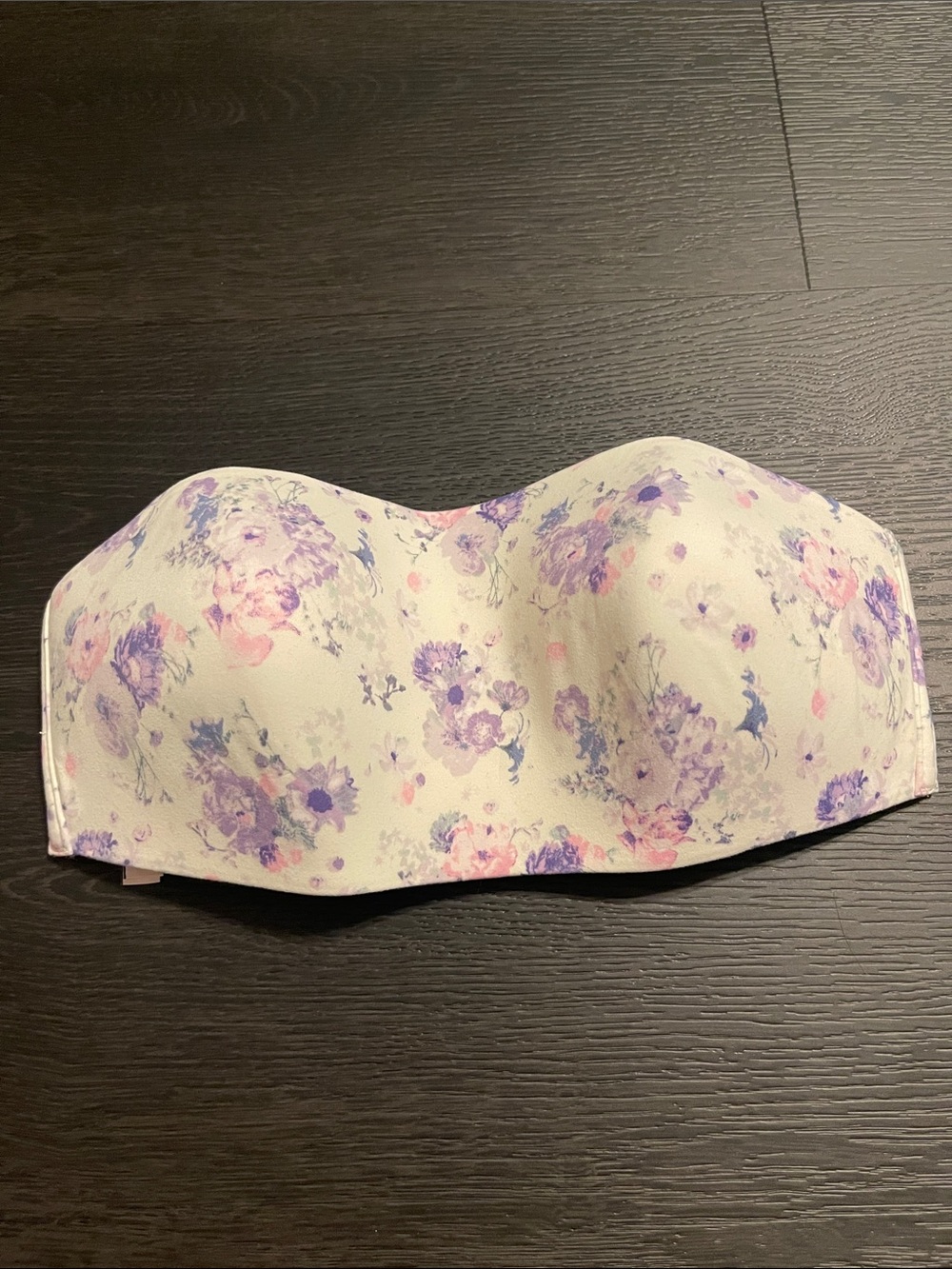 Victoria’s Secret Strapless Floral Print Seamless Bandeau Bra